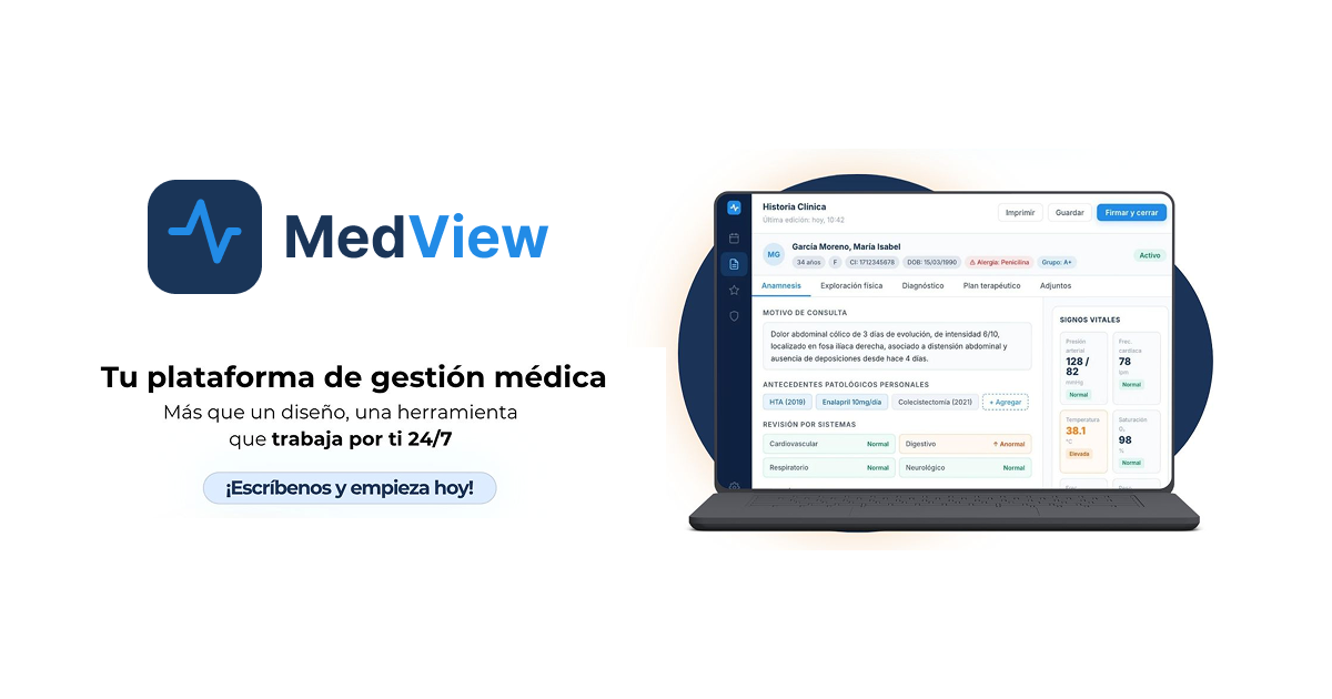 Medview MedView — Sistema de gestión clínica para Ecuador